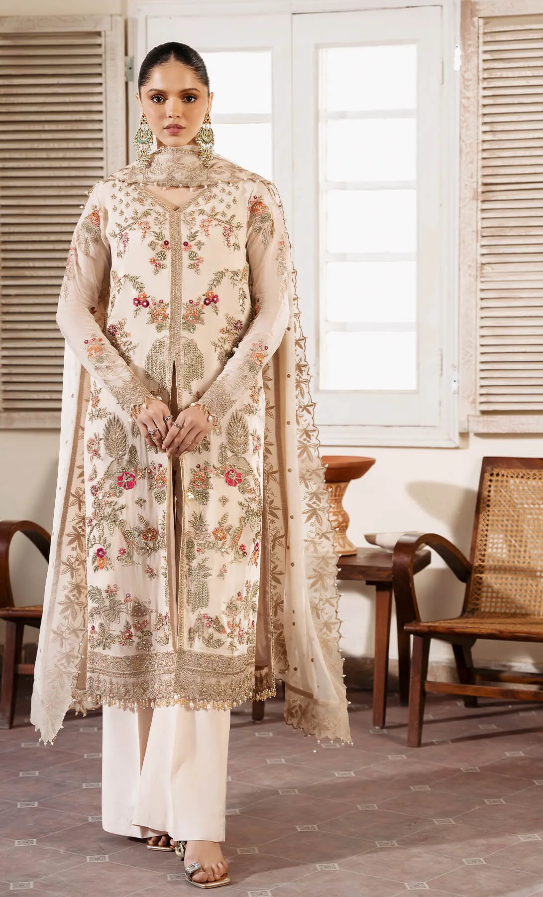 Serene Muse Luxury Chiffon Formals – S-1081 Perle