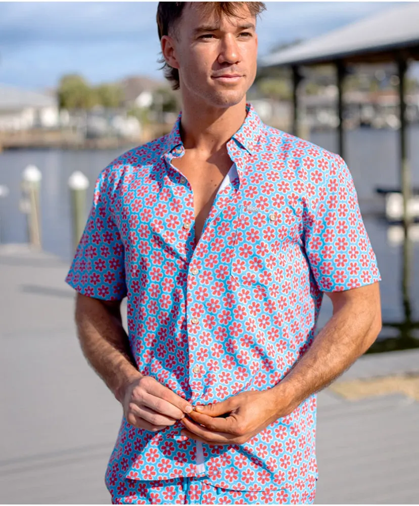 Southern Shirt Co - Flower Pong Baja Shirt SS