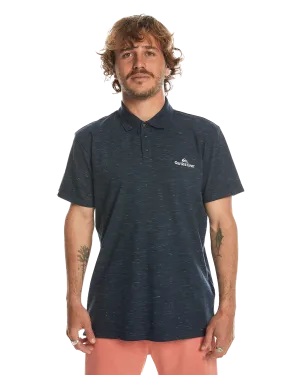 Stretch Polo Shirt in Navy Blazer