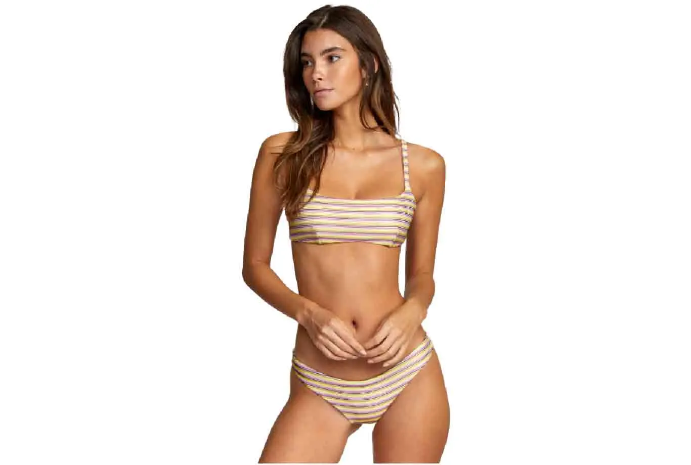 STRIPE OUT BRALETTE TOP