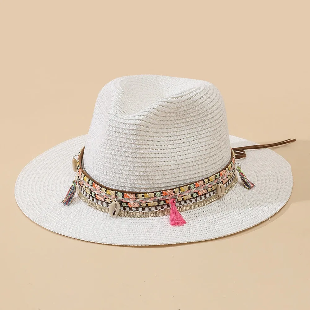 Summer Straw Cowboy Hat
