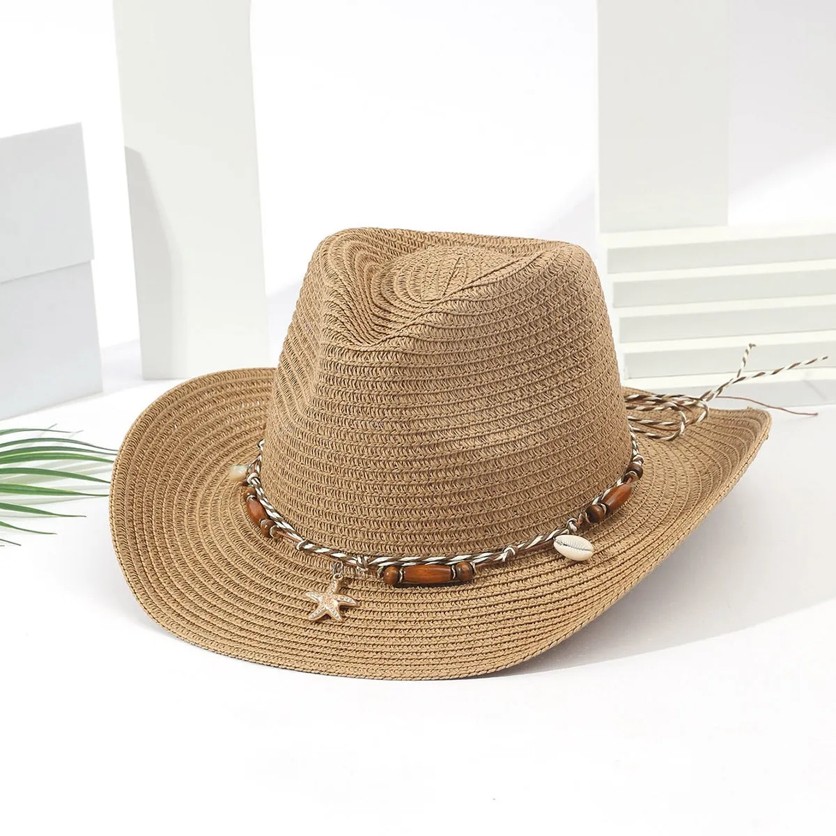 Summer Straw Cowboy Hat