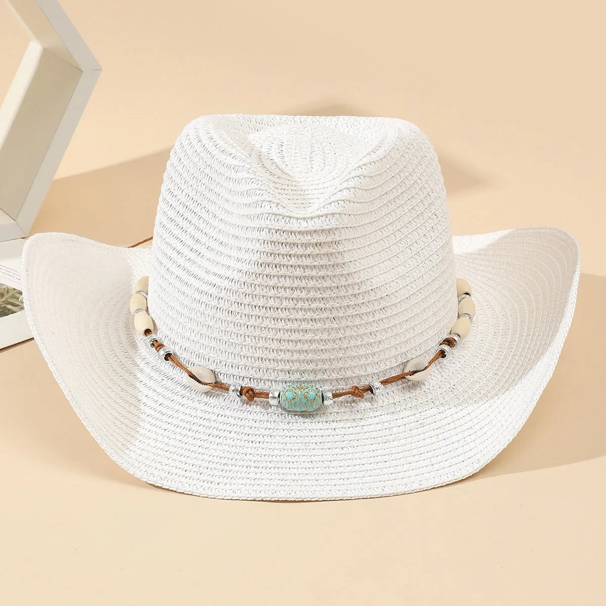 Summer Straw Cowboy Hat