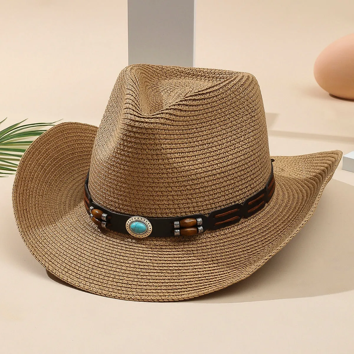 Summer Straw Cowboy Hat