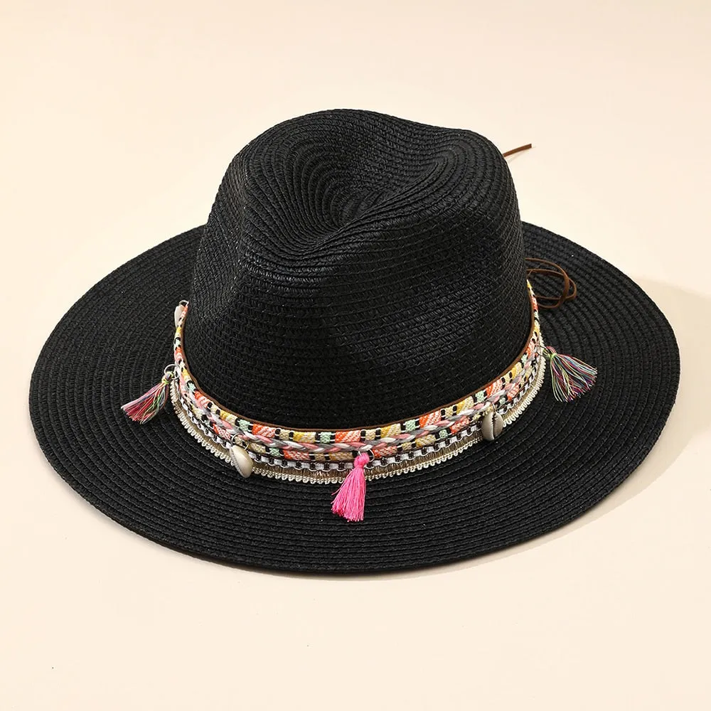 Summer Straw Cowboy Hat