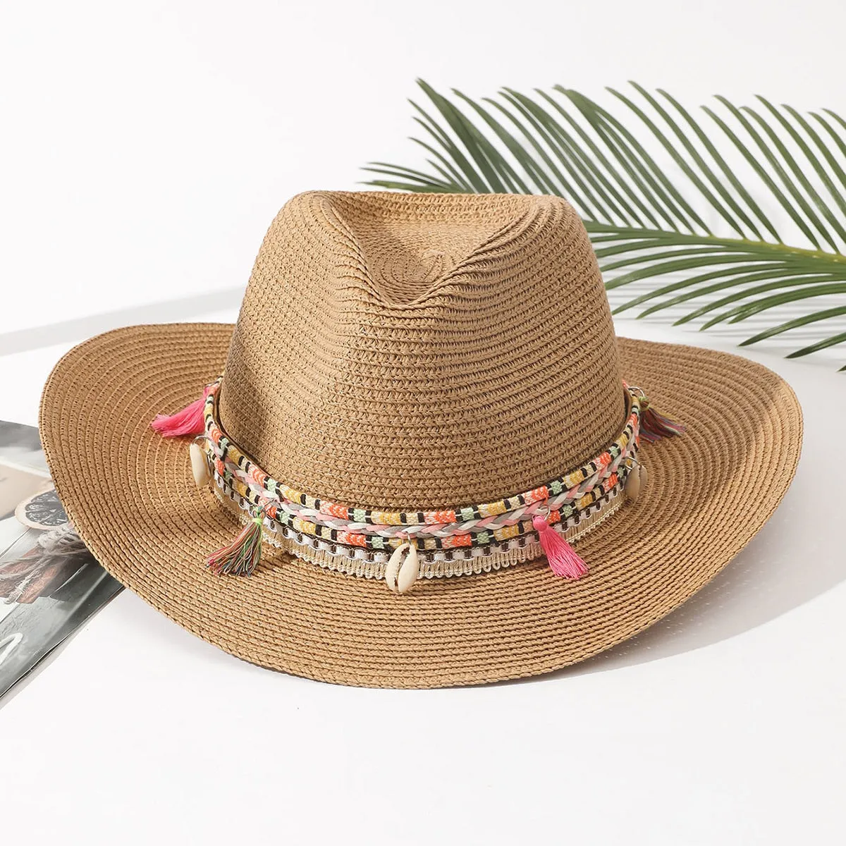 Summer Straw Cowboy Hat