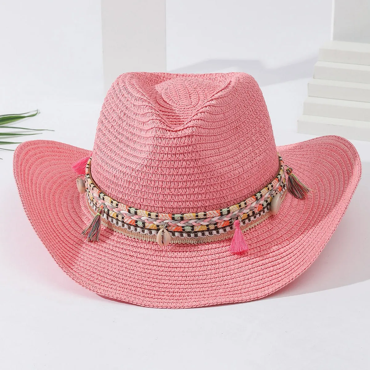 Summer Straw Cowboy Hat