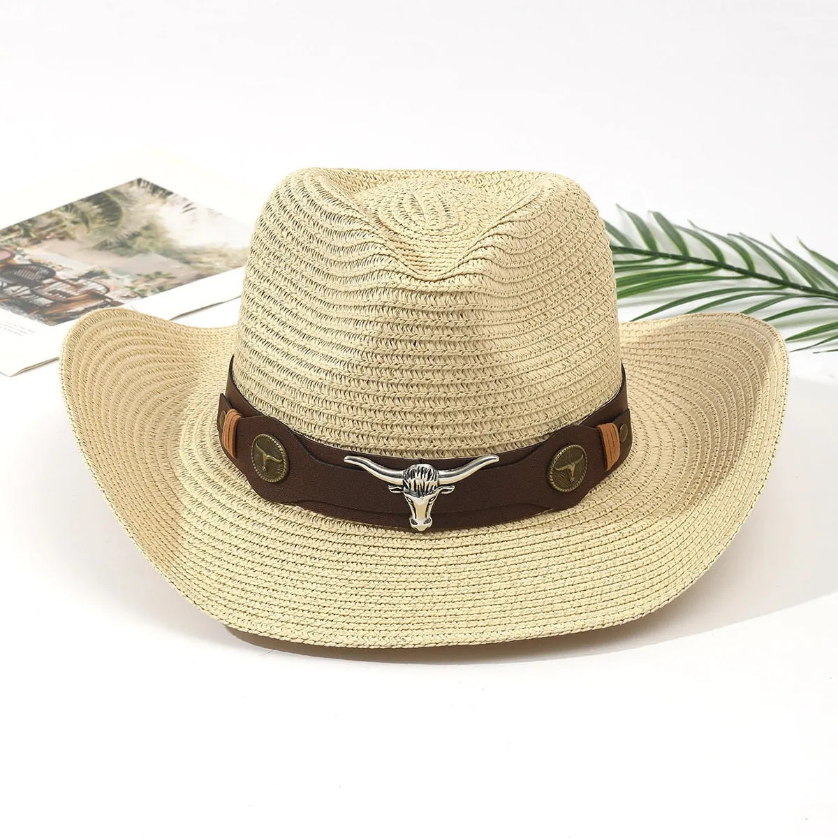 Summer Straw Cowboy Hat