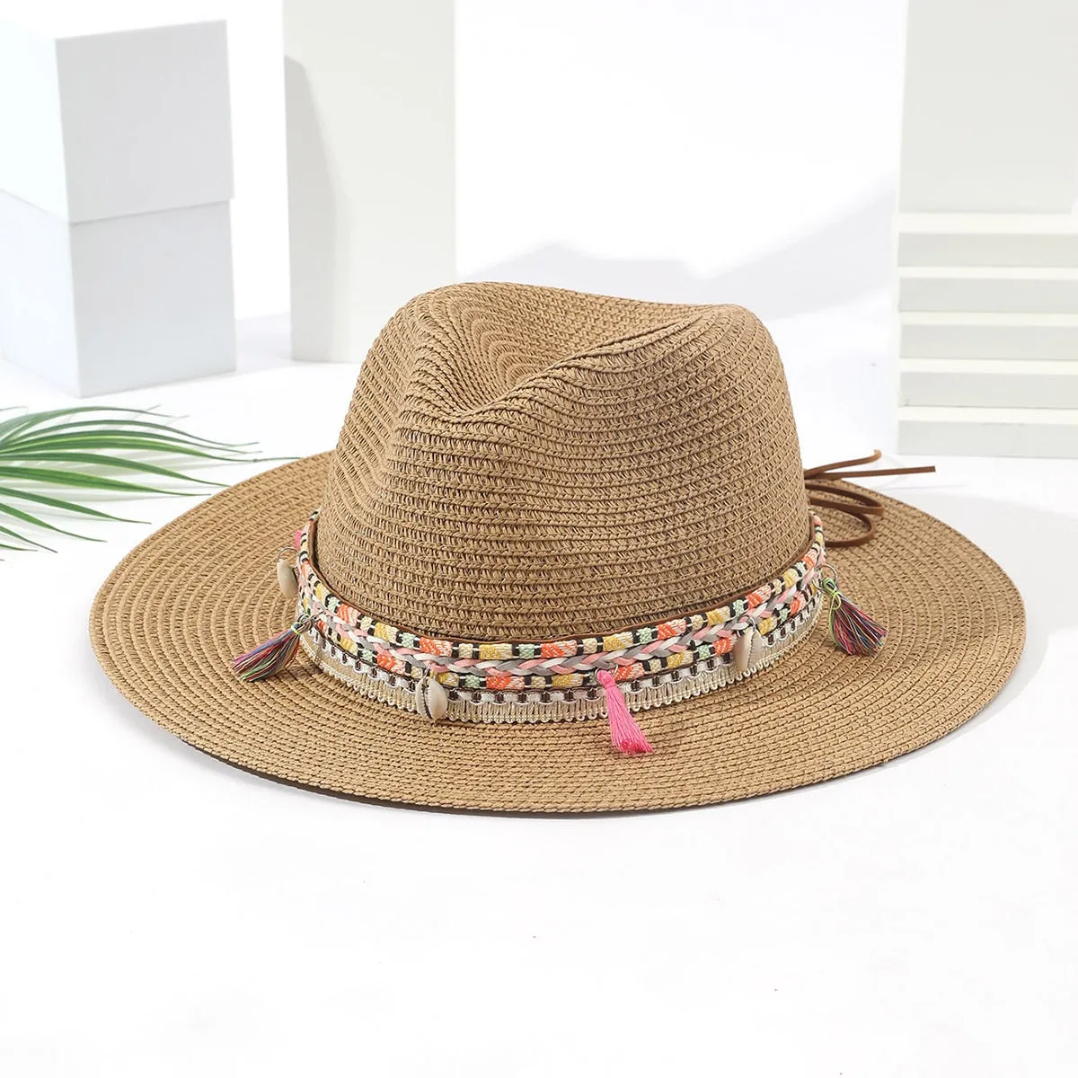 Summer Straw Cowboy Hat