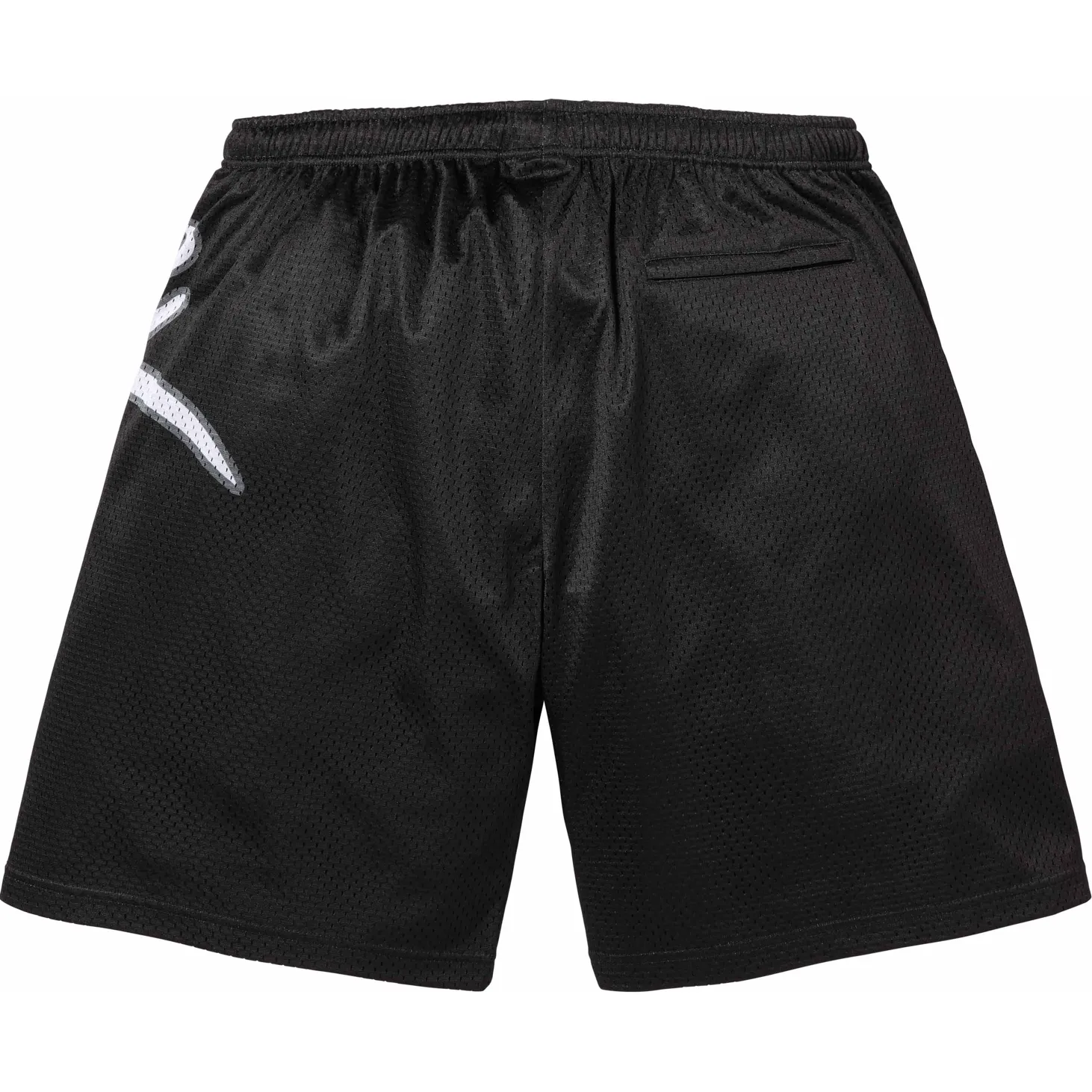 Supreme Big Script Mesh Short Black