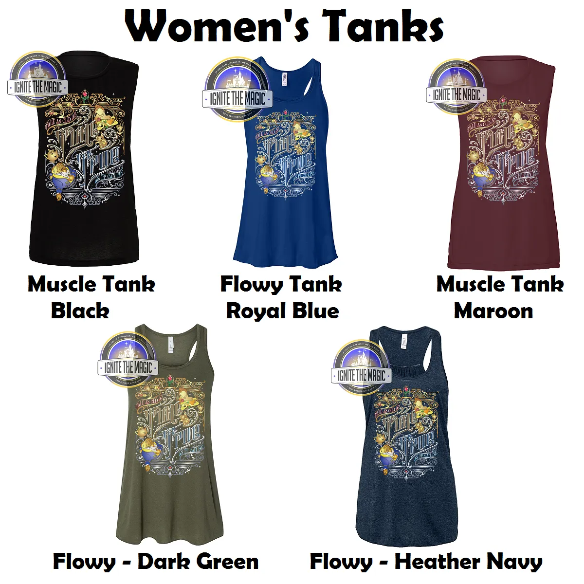 Tale as Old as Time -  Women's Tanks