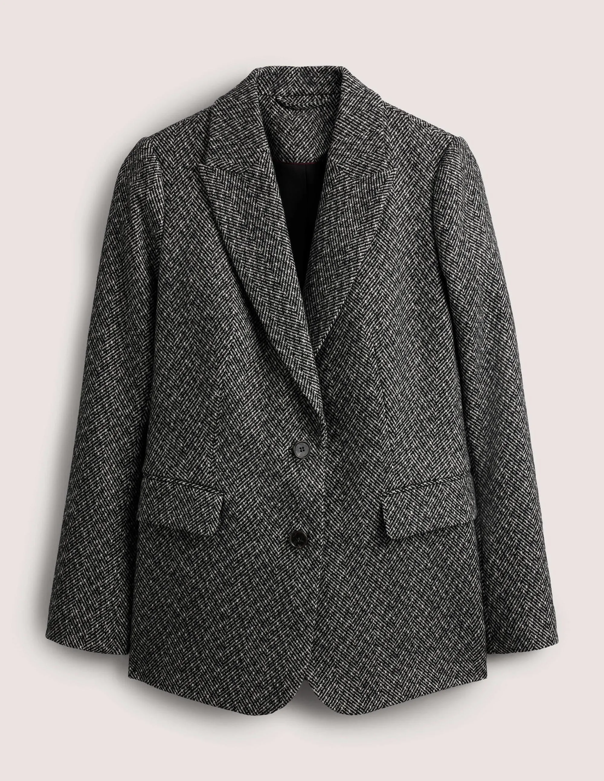 The Brighton Wool Blazer-Herringbone