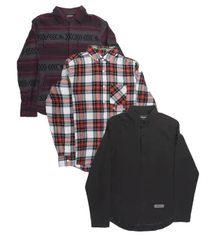 THE HUNDREDS ASSORTED L/S BUTTON DOWNS - 100LSBD09