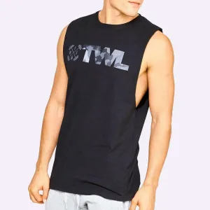 The WOD Life - Men's Classics Gunship Muscle Tank - Black/Camo