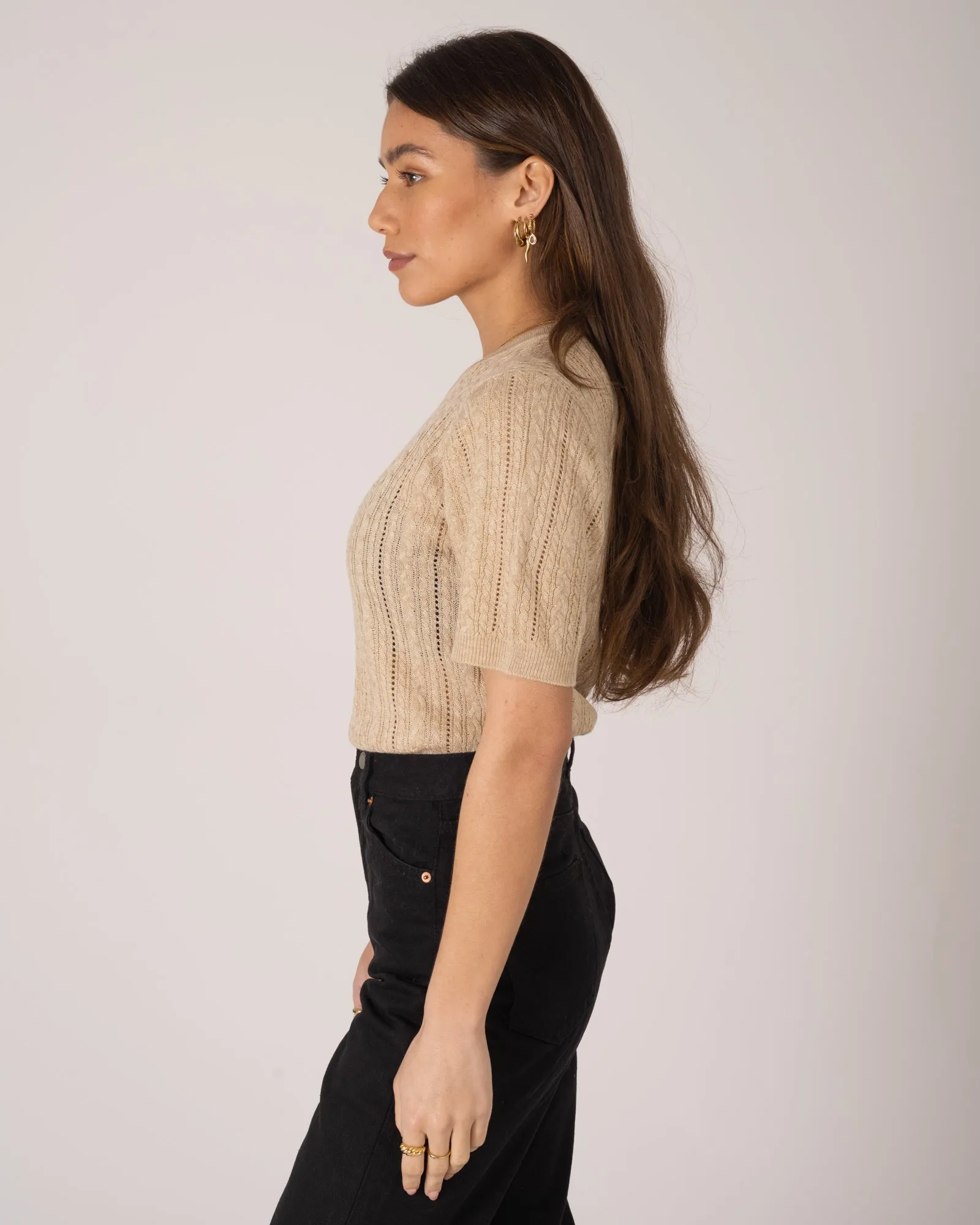 TILTIL Lea Knit Beige One Size