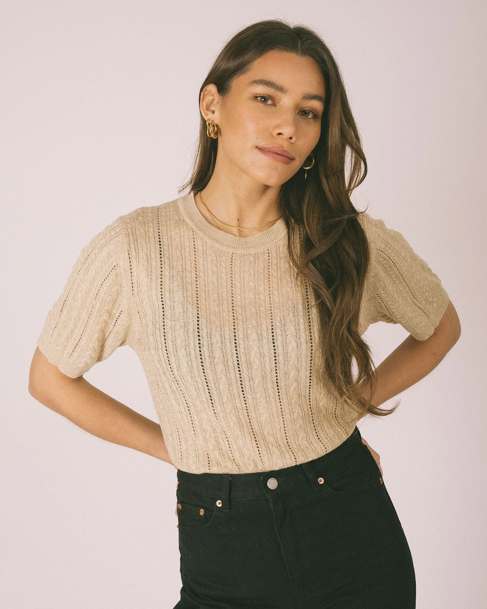 TILTIL Lea Knit Beige One Size