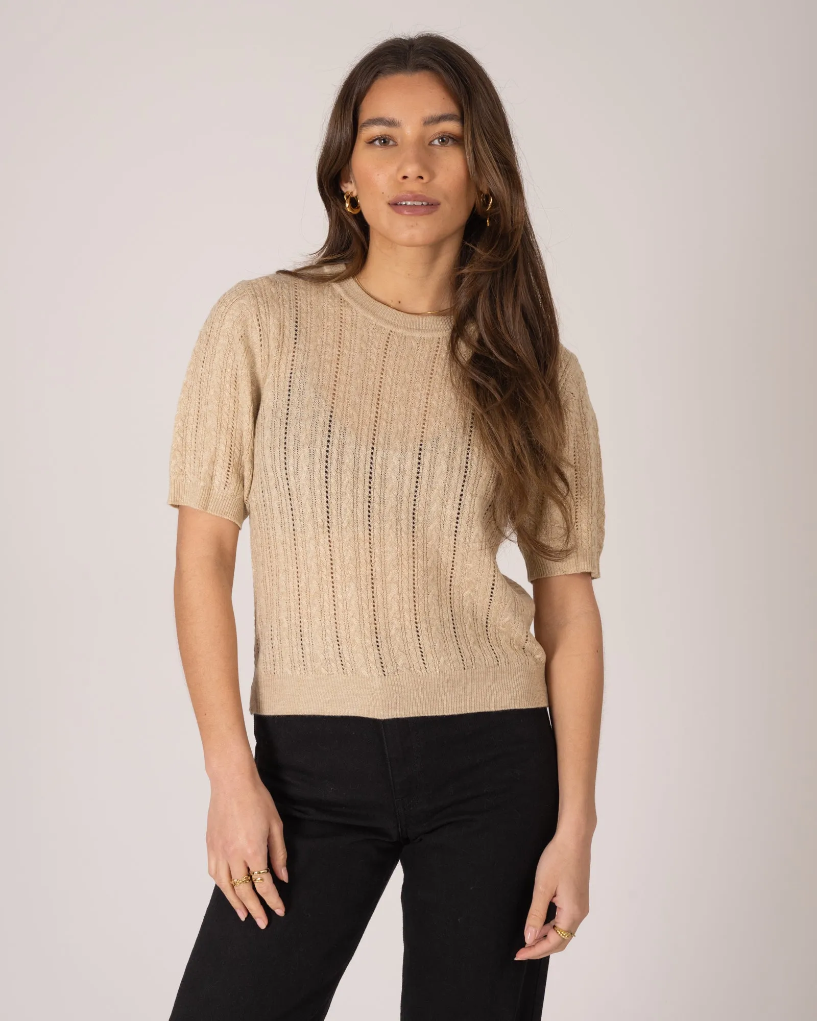 TILTIL Lea Knit Beige One Size