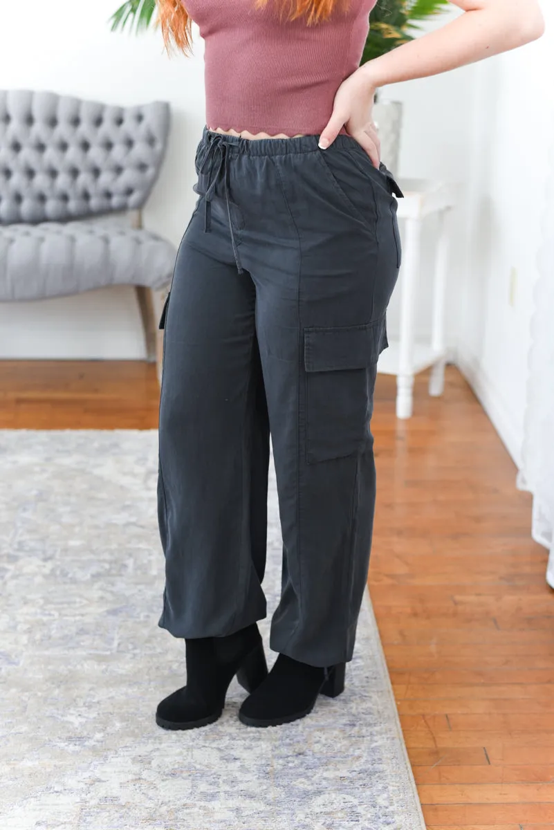 Triniti Drawstring Cargo Pants FINAL SALE