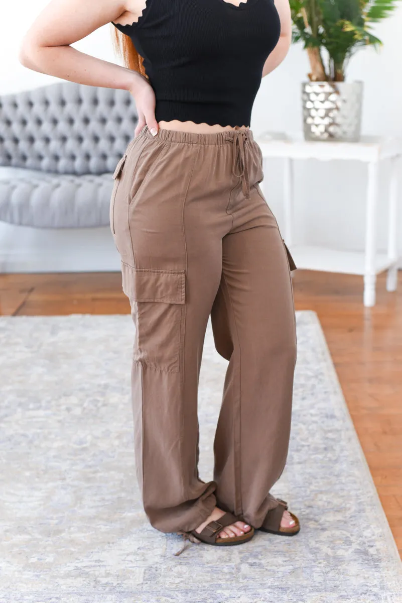Triniti Drawstring Cargo Pants FINAL SALE
