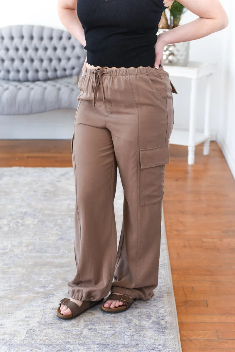 Triniti Drawstring Cargo Pants FINAL SALE