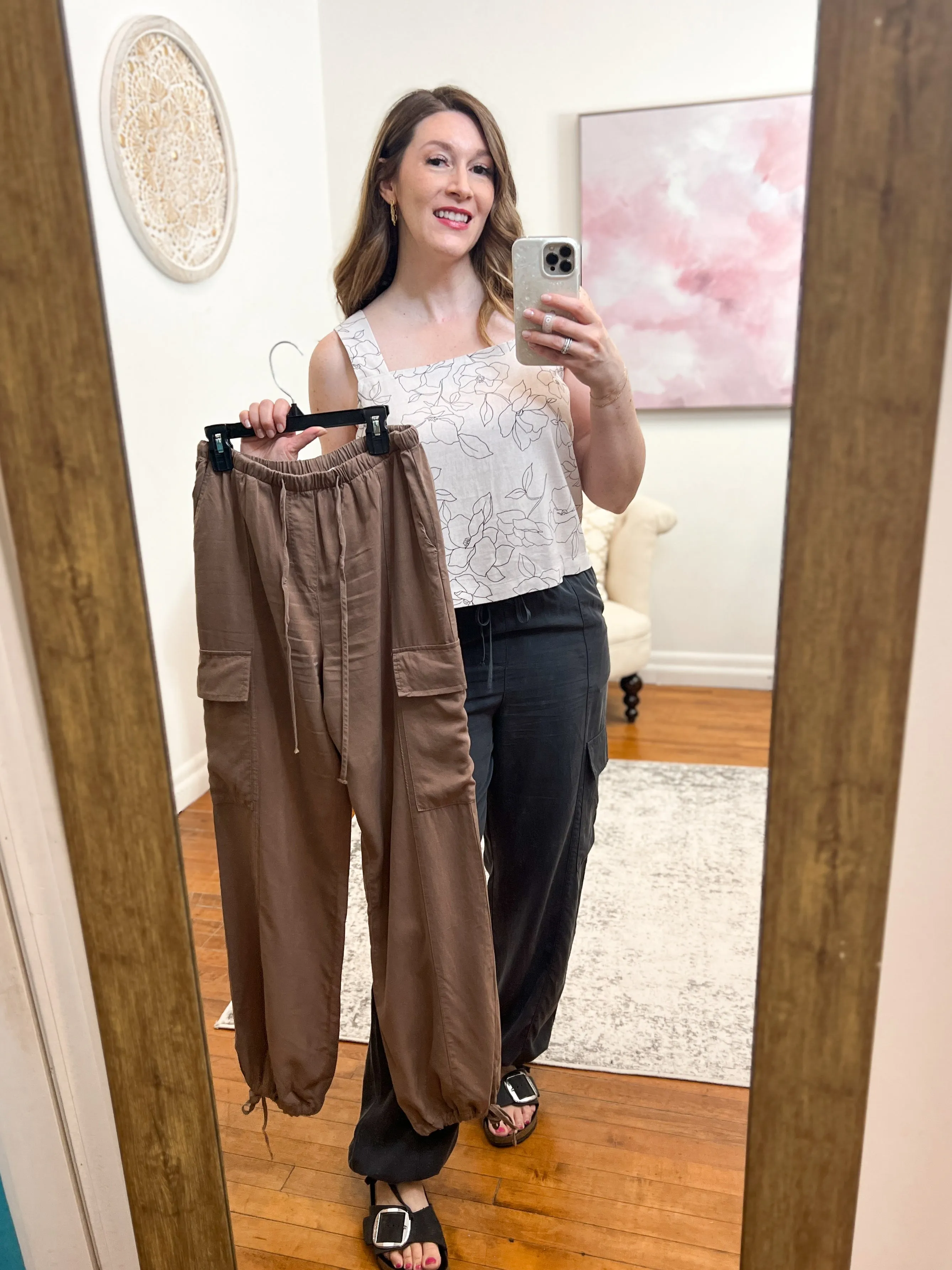 Triniti Drawstring Cargo Pants FINAL SALE
