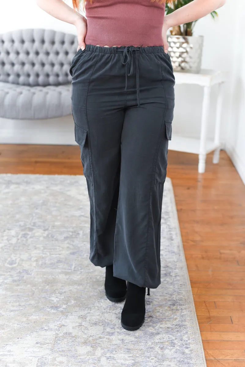 Triniti Drawstring Cargo Pants FINAL SALE