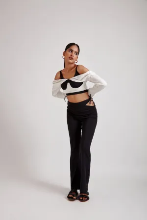 Two-In-One Bralette Shirt Top