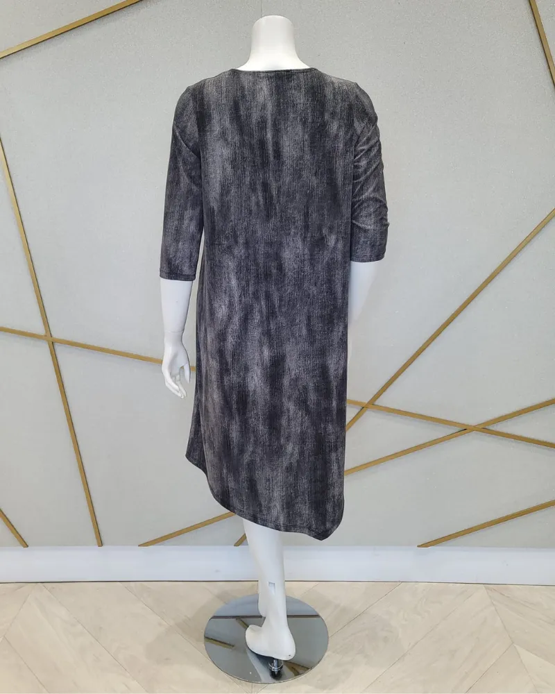 VCVRUP-GD Grey Denim Swim Cover Up Dress