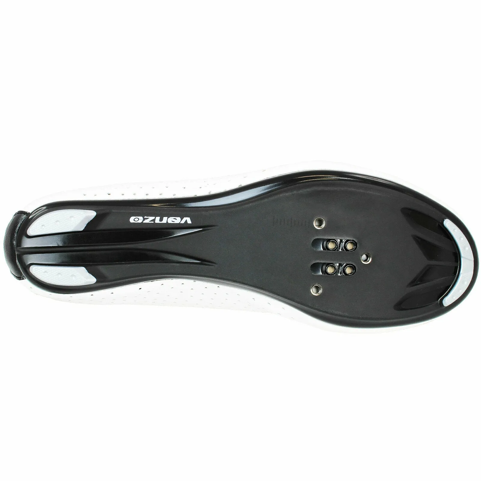 Venzo Cycling Bicycle Cycle Road Bike Shoes Men - compatible with Shimano SPD, SPD SL, Look KEO, Look Delta -  Package including:  Xpedo RF07MC Pedals White 46