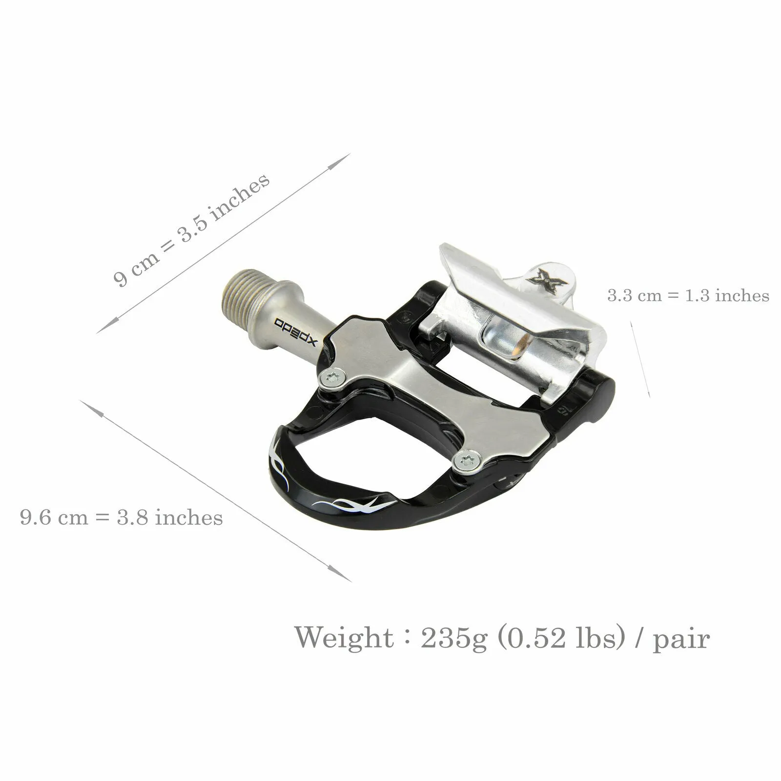 Venzo Cycling Bicycle Cycle Road Bike Shoes Men - compatible with Shimano SPD, SPD SL, Look KEO, Look Delta -  Package including:  Xpedo RF07MC Pedals White 46