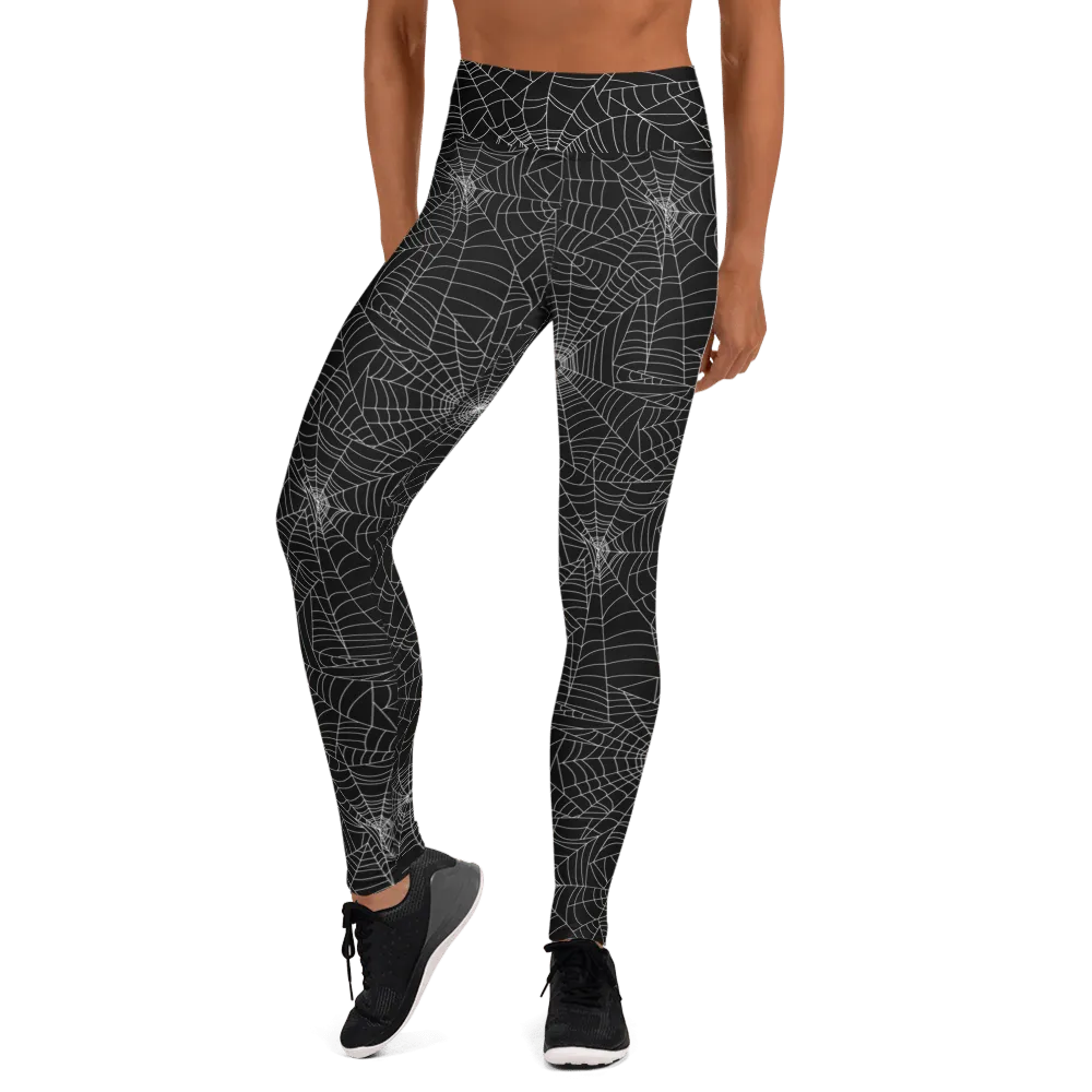 Web Weaver Yoga Leggings (READY TO SHIP)