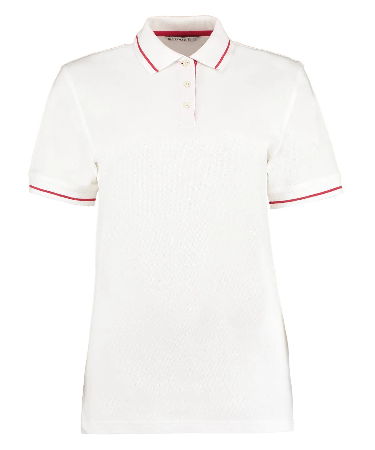White/Red - Women's St Mellion polo (classic fit)