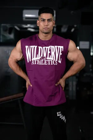 WILD VERVE VINTAGE MUSCLE TANK (MYSTIC PLUM)