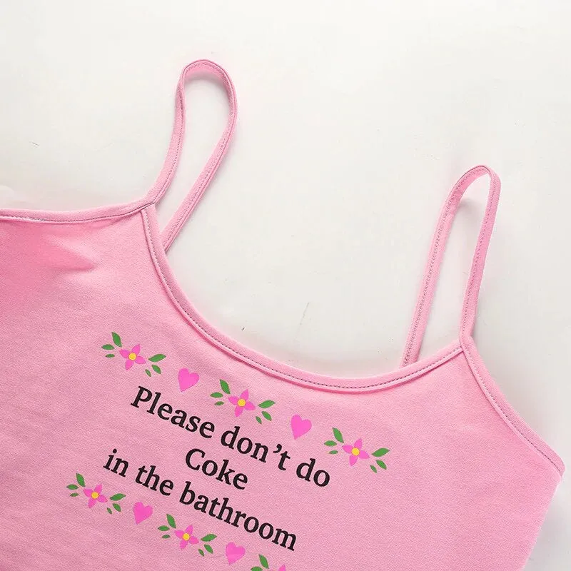 Women's Summer Cotton Bodycon Crop Top