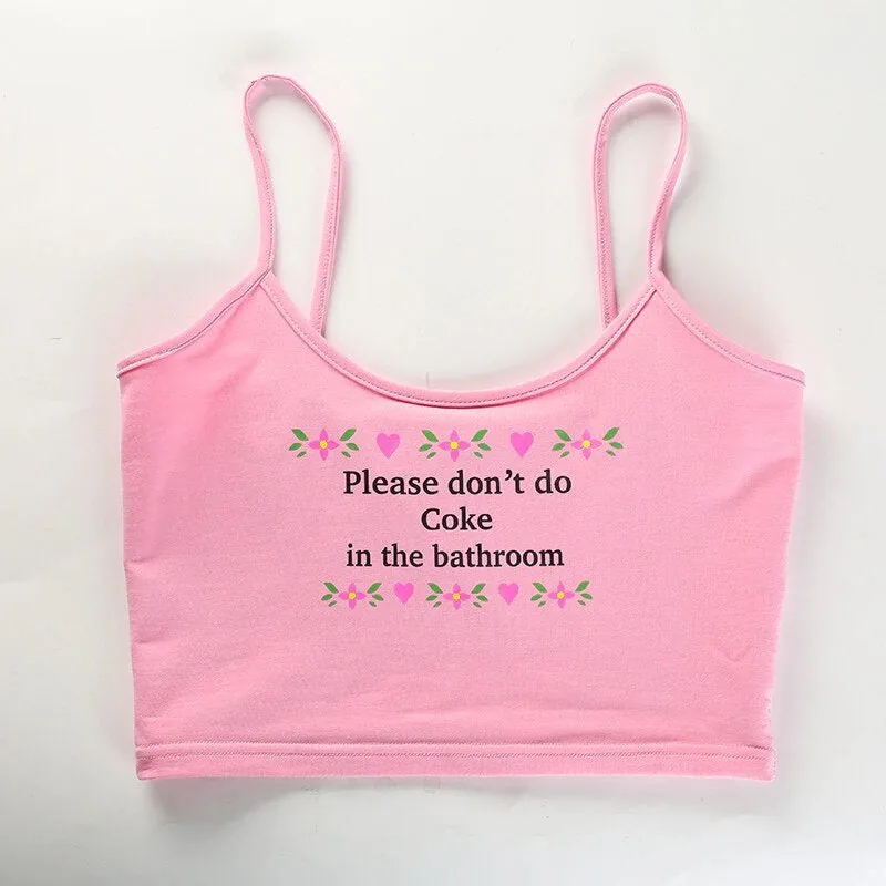 Women's Summer Cotton Bodycon Crop Top