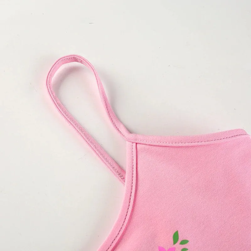 Women's Summer Cotton Bodycon Crop Top
