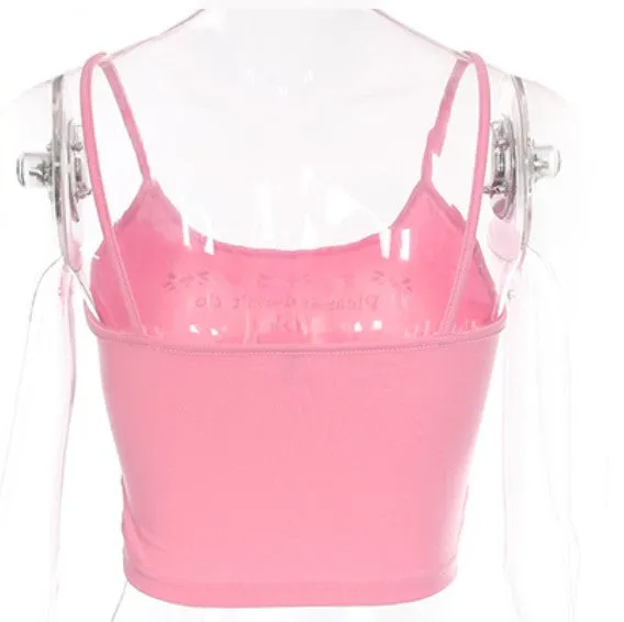 Women's Summer Cotton Bodycon Crop Top